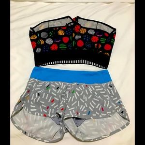 LULULEMON Speed Seawheeze Shorts